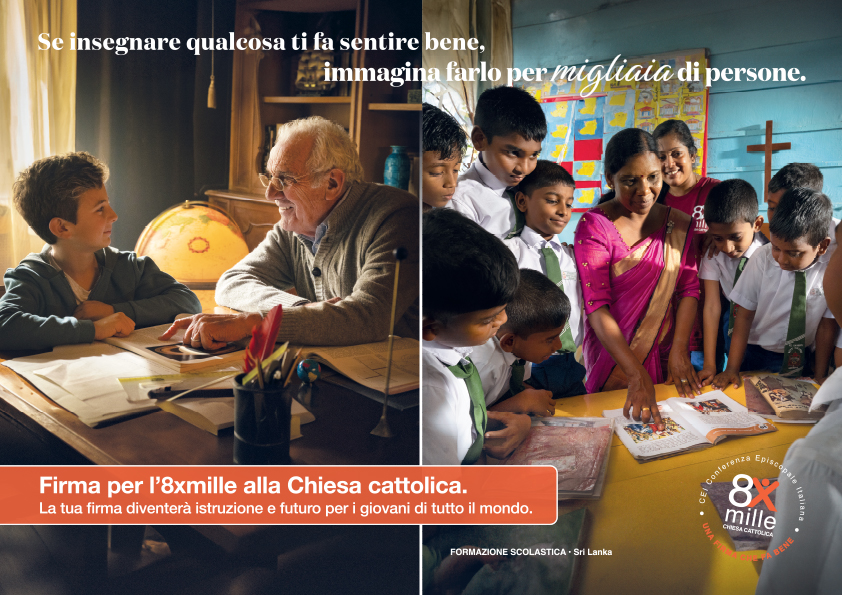 Firma per l’8xmille alla Chiesa cattolica